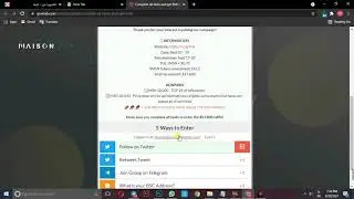 Maison Capital Airdrop Registration