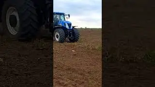 New season #T7050 #tractorvideo #harrow