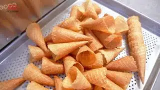 Rolled Sugar Cone Making Machine|Waffle Cone Maker