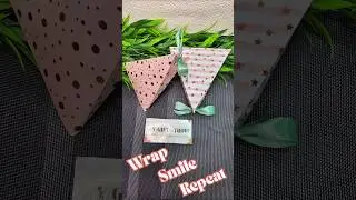 How To Gift Wrap Elegantly In 1 Minute | Amazing DIY Tutorial