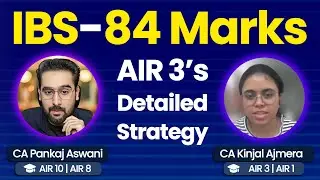 AIR 3 shares her IBS & SPOM Strategy | 100% Paper Attempting Strategy | Kinjal Ajmera