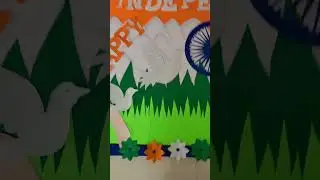 independence day board decoration idea