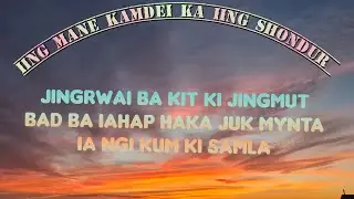 Iing mane kamdei ka iing shondur//Choir nongum||Gospels Song || video Lyrics