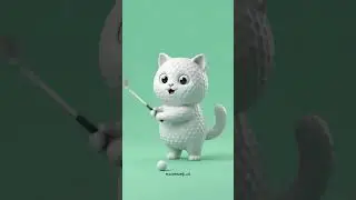 Golf Ball Cat ASMR | Kucing Imut Main Golf!  #cat #catlovers #asmr #asmrsounds #asmrvideo