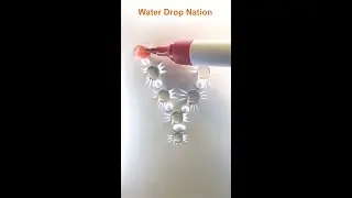 perfect loop water drop coloring art  #shortsfeed #art #waterdrop #satisfying #design #jewellery