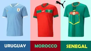 ALL PUMA KITS WORLD CUP QATAR 2022 ( SENEGAL, URUGUAY, SEBIA, SWITZERLAND, MOROCCO, GHANA )