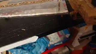 The control surface servo installed. 