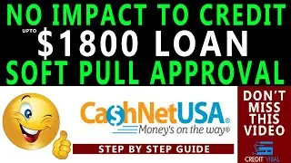 Secret No Hard Credit Pull $1800 Personal Loan 2021 | Guaranteed Loan Approval | Credit Vir