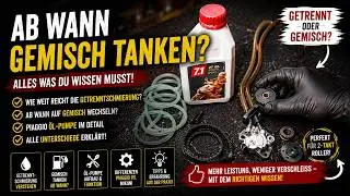 Piaggio 50ccm Ölpumpen Thema - Getrenntschmierung oder Gemisch ab welcher Leistung - Tipps Hinweise