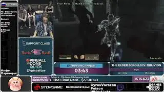 SGDQ 2016 The Elder Scrolls IV  Oblivion Russian Restream