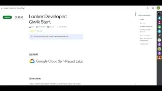 Looker Developer: Qwik Start | Arcade2025 #GSP891#arcade#goolgecloud#solution#cloud#qwiklabs