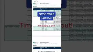 GCSE 2023 summer exams timetable has been published. Subscribe for updates - link in the comments!