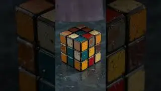 Crushing a Rubik&rsquo;s Cube Under Hydraulic Press | Satisfying Puzzle Destruction 🎨💥 #crushingtime #asmr