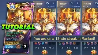 THIS IS HOW TO DOMINATE JOHNSON FULL TANK BUILD IN SOLO RANK! (You must try!!) - MLBB