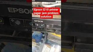 Epson l210 printer paper jam problem solution 💯👈🔥#shorts #viral #trending