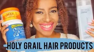 My Holy Grail of NATURAL HAIR PRODUCTS || 4b 4c natural hair
