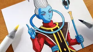 How To Draw Whis Step By Step | Dragon Ball Super Drawing Tutorial