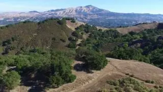 Drone Vertigo Effect pt 1 Slacker Ridge & Mt Diablo - DJI Phantom
