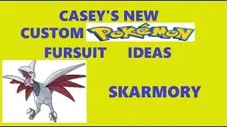 Casey's New Custom Pok&eacute;mon Fursuit Ideas: Skarmory (Draw A Concept) #skarmory #fursuit #pokemon