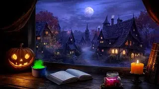 Cozy Study Room In A Witch'S House - Piano Rain And Thunder Sounds To Focus, Study And Concentrate