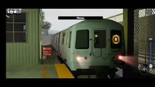 this is a 14 St-USQ bound Q train......