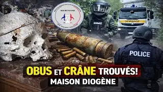 HORRIBLE D&Eacute;COUVERTE | Cr&acirc;ne, armes et obus dans une maison Diog&egrave;ne de 180 m&sup2;