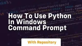 how to use python in windows command prompt
