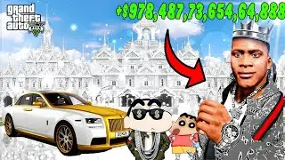 HIDE AND SEEK WITH SHINCHN AND REDCRIMINAL || FRANKLIN TOUCH ANYTHING BECOME GOLD AND DIAMOND