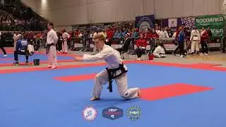 Mats Lind vs Emil Kristensen   Male 2nd Degree Pattern Final