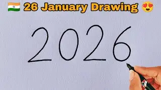 🇮🇳 Republic Day Special Drawing | 26 January Drawing From 2026 😍
