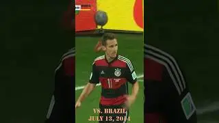 Miroslav Klose. First and last goal for Germany. #klose #germany #goals