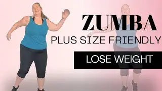 EASY ZUMBA DANCE WORKOUT FOR BEGINNERS – FUN PLUS SIZE CARDIO DANCE WORKOUT AT HOME TO LOSE WEIGHT
