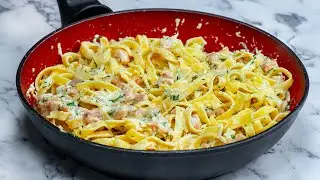 Pasta with chicken and sour cream sauce - this will be your favourite pasta recipe| Appetizing.tv