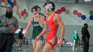 120 – Tyler Weidman {G} of Grayslake Central IL vs. David Rodriguez {R} of Buffalo Grove IL