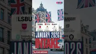UK January Intake 2026, Study In Uk