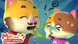 Mulut Ayah sangat Bau! | Lagu Gosok Gigi | Lagu Anak-anak | MeowMi Family Show Bahasa Indonesia