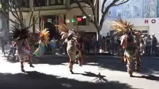 San Francisco Carnaval Grand Parade 2014 Xiuhcoatl Danza Azteca