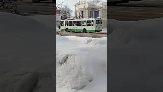 троллейбус ЗиУ-682Г-016.03 №47 маршрут 2 ЛиАЗ-5280 №87 маршрут 3 ЛЕНИНСК-КУЗНЕЦКИЙ 2026г