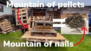 Can I burn pallets on my burner? What about exploding nails?