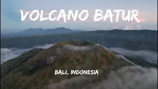 Volcano Batur in Bali - Cinematic 4K Drone Video
