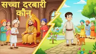 सच्चा दरबारी कौन 🤔| HINDI MORAL STORY | who is the true courtier |Akbar Birbal Moral Story ( epe22) 