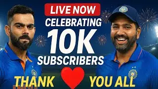 LIVE 🔴 | Celebrating 10K Subscribers ❤️ Thank You All | Crazy Cricket Center Family Special