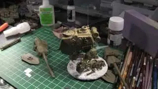 Painting and Modeling Dust Tactics KV-8 Heavy Walker Part 2