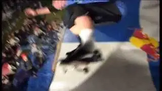 Red Bull at T in the Park with a half pipe!