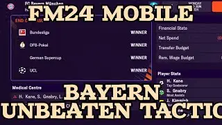 BAYERN TACTICS || BEST FM24 MOBILE TACTICS (UNBEATEN)