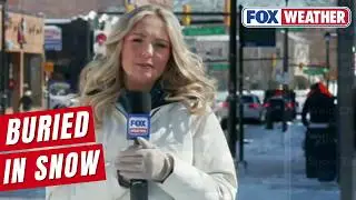 Nor'easter Snow Blankets Greenville, North Carolina