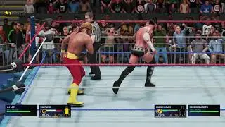 WWE 2K19 Full Match Mod Gameplay - Hulk Hogan vs CM Punk Dream Match