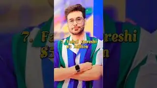 Top 10 Richest Celebrities in Pakistan #shorts #viral