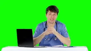 Doctor's Consultation Green Screen Video Effect | No Copyright Stock Video