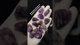 100% Natural Amethyst Raw Gemstone #amethyst #raw #natural #viral